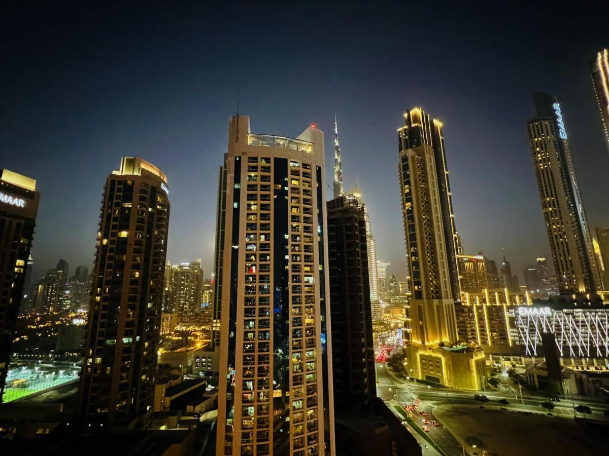 Urban King Bed With Burj Khalifa View & Dubai Mall Kültér fotó